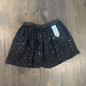 Cat & Jack Black Sequin Skirt